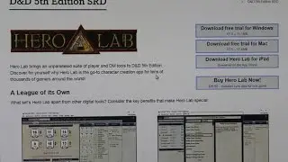 Hero Lab D&D 5e Announced
