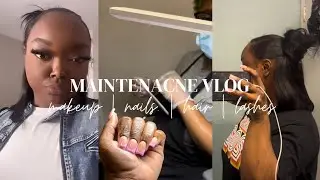 SPRING MAINTENANCE VLOG |  makeup, nail appointment, my hairstylist flaked on me&hellip;&hellip;.