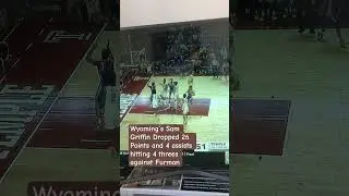 Wyoming&rsquo;s Sam Griffin Had A Big Game! #basketball #nba #basketballgame #basketballreaction #shorts