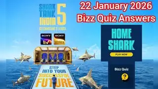 Bizz Quiz Answers | 22 January 2026 | Shark Tank India Season 5 #sharktankindia