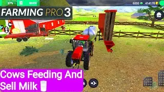 Farming Pro 3 Multiplayer Cow 🐄 Food Gameplay