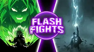 Broly Vs Thor (Dragon ball Vs Marvel comics) | Sprite Animation