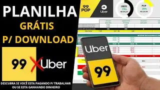 PLANILHA PARA UBER CONTROLAR SEUS GANHOS E GASTOS COMO SALVAR