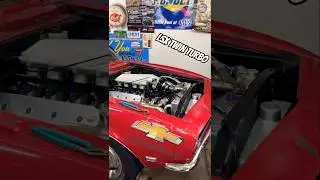 68 Camaro SS Twin Turbo LSX Swap First Start! #shorts #v8 #camaro #americanmuscle #turbo #cars