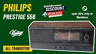 Philips Prestige 556 | Vintage Transistor Radio | Old is sweet