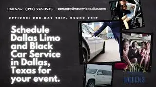 Book Dallas Limo Service, Black Car Service in Dallas, Texas @limoservicesdallas