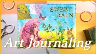 [ASMR] A rainy day #Craft #Vintage #Journaling