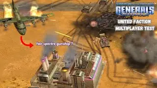 C&C Generals Zero Hour - United Faction 1v1 | Multiplayer Test 6
