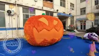 Giant Halloween Decoration Inflatable Pumpkin Ghost Pumpkin Inflatable Party With LED Light