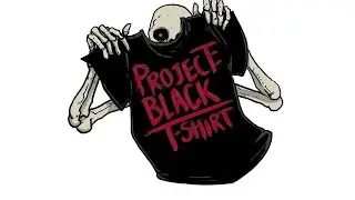 Project: Black T-Shirt Channel Trailer, Weekly Horror Movie Reviews and Book Pairings