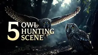 5 Owl Night Hunting Skills | Silent Predator of the Dark | Wilds With Adii 
