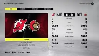 NHL&trade; 22_20230803 NJD Devils @ OTT Senators. Pre-Game info! Part:1