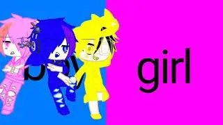 genderbend meme (ft:pink,mayablue,yellow and their genderbend)