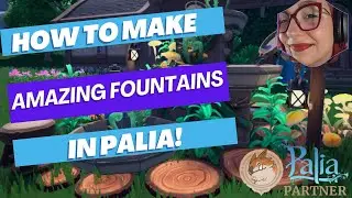 Palia - How To Make Amazing Fountains Using The New Building Blocks!
