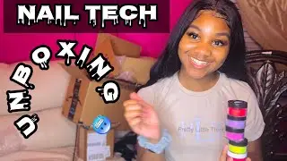 AMAZON AND VALENTINO NAIL TECH UNBOXING 2020 / QUARANTINE & SHOP !!!