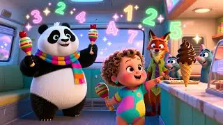 Rhino Drives the Ice Cream Van | Fun Kids Song | Toddler Sweet Adventure