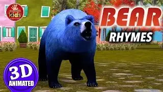 Finger Family 3D Animated Bear Rhyme || Nursery Rhymes For Kids