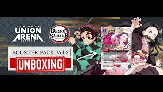 Demon Slayer Volume 2 UNION ARENA Box Opening - You Wont Believe What I Pulled!!