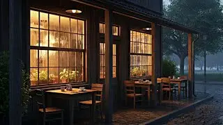Cozy Rainy Caf&eacute; Jazz &ndash; Autumn Night Ambience for Relaxing, Studying & Sleeping