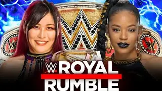 Iyo Sky vs Bianca Belair Women's Championship Full Match WWE Royal Rumble 2024 Highlights