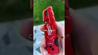 milwaukee fastback for cable stripper review!!!