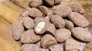 Almond drages without machine| how to make chocolate covered nuts #chocolate #drages #chocolatenuts