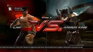 Tekken 6 - Time Attack Marshell Law (RPCS3)