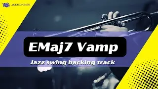 EMaj7 Jazz Backing Track for Improvisation | Medium Swing