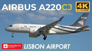 ACJ TwoTwenty 9H-FIVE - The Worlds First Private Airbus A220 ACJ
