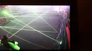 Laser obstacle course