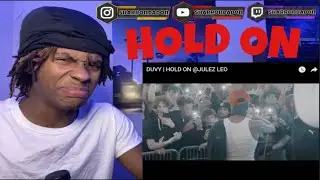 AMERICAN REACTS TO DUVY - HOLD ON || MOST CONSISTANT IN TORONTO 😤|| REACTION