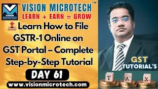 📤 Learn How to File GSTR-1 Online on GST Portal &ndash; Complete Step-by-Step Tutorial