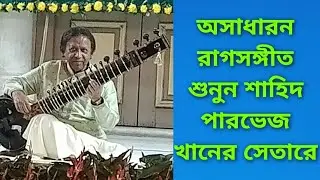 অসাধারন রাগসঙ্গীত শুনুন শাহিদ পারভেজ খানের সেতারে