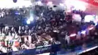 Erik Zabel winning derny race at Munich 6 days