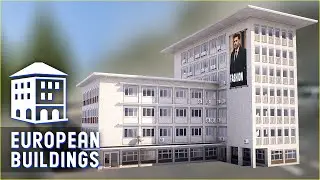 European Buildings: City Office B (Modular; Enterable; German Style) - for Unreal Engine #ue5