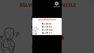 mathematics puzzle #puzzle #trending #maths #popular  #mathslove #braintest #shorts #youtubeshorts