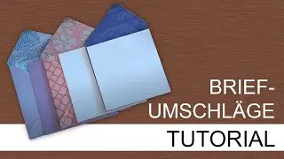 Tutorial: quadratische Briefumschl&auml;ge mit dem Efco Mini-Falzbrett  | Carmens bunte Bastelwelt