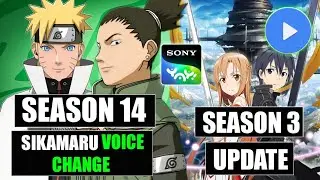 Naruto Shippuden Season 14 New Updates | Sward Art Online Season Release Date Update & More !