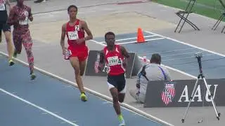 Brandon Miller 800m prelims Junior Olympics 2018