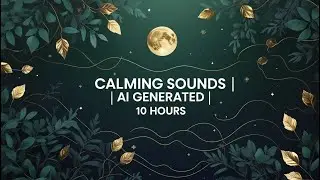10 Hours White Noise | Black Screen | Calm Night | AI Sounds