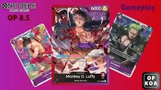 ST17 Cards in RP Luffy? OP8.5 Gameplay One Piece TCG