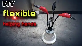 how to make soldering helping hands at home #diy #homemadeprojects