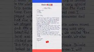 Diary Entry About My Winter Break Trip to Shimla | Diary Entry for Kids | Diary Entry Practice