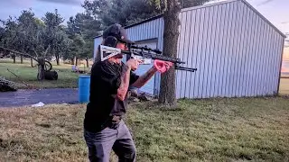 Save $$ on ammo by using a .22 upper on scary gun
