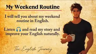 My Weekend Routine in English ✅| Listen, 🎧 Practice & Learn Vocabulary | Graded Readers 