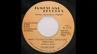 Clear Daze Baby - It's Nice To be cared for - (Jamesland)