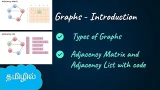 Introduction to graph Data Structure | DSA in Tamil | Logic First Tamil