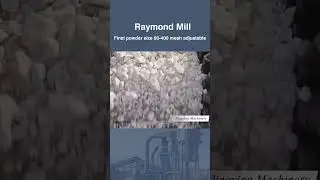 How to get lime powder? Raymond Grinding Mill #limestone #mineral #powder #grindingmachine