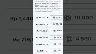 cara top up robux kalian tinggal klik mau harga top up nya berapa
