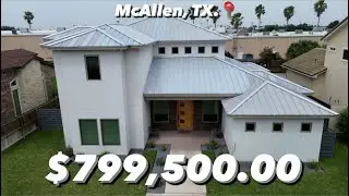 MCALLEN TX | $799,500.00 | 4 BEDS | 3.5 BATHS | 3,900 LIVING SQ FT | 2 CAR GARAGE |
